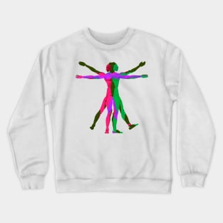 The Vitruvian Man (Festive Fella) Crewneck Sweatshirt